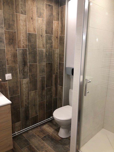 Salle de douche terminée